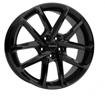 BORBET N 7.5X18 5X108 ET46 72.5 BLACK GLOSSY